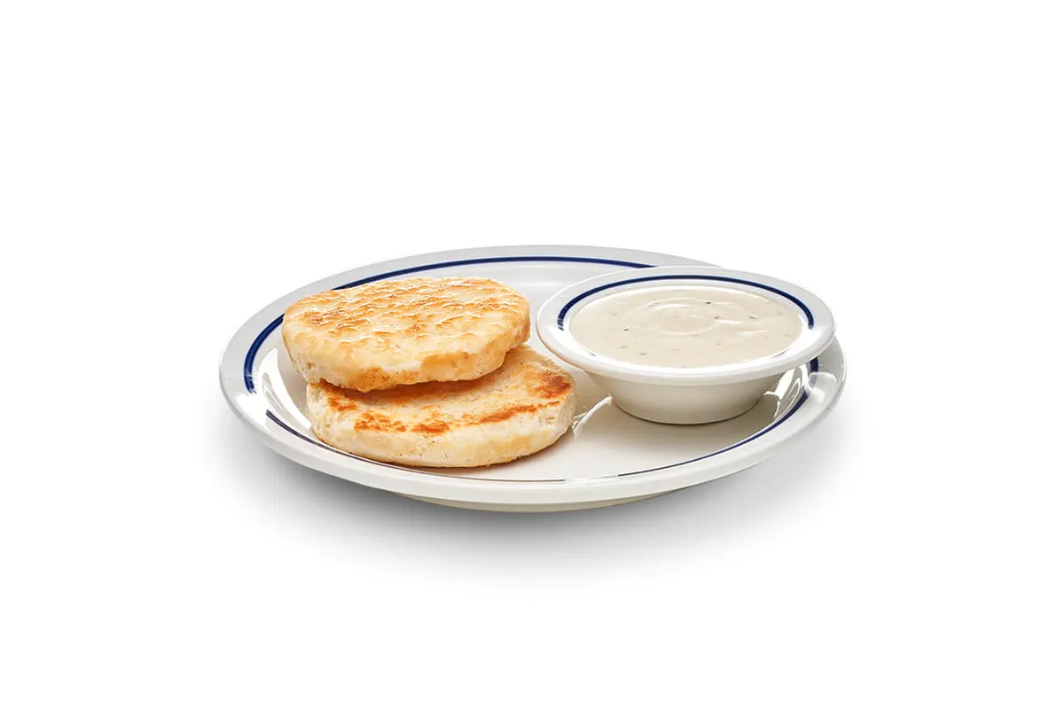 IHOP's hearty breakfast biscuit sandwich with bacon, egg, and cheese