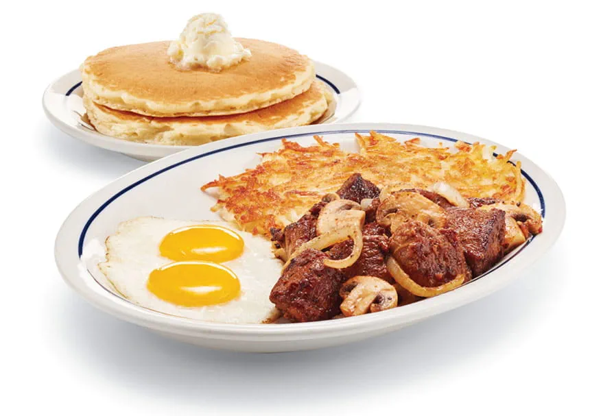 IHOP Sirloin Tips & Eggs